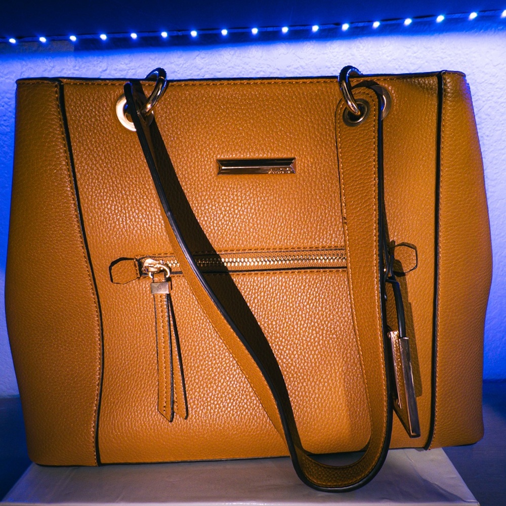 Aldo Tan Leather Tote Bag